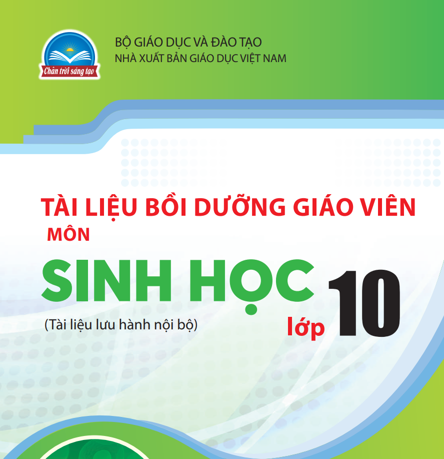 Tài liệu bồi dưỡng giáo viên môn Sinh học 10 Miễn phí